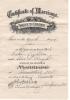 Marriage certificate