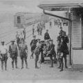 Camp Borden train station, nd.