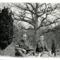 Photo, Keith Officer &amp; Lancelot Duke in the Rhine 1918.