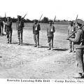 Rifle Drill at Camp Borden