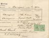 Certificate of Marriage
Verifying that William's parents
were married on May 6th, 1891
Certificate was recieved
April 5th 1917
Right Side