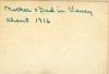 photo back captioned "Mother and Dad in Vevey about 1916" believed to be in Mürren Switzerland