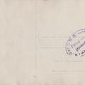 Pte. Ralph Gale, P.O.W. Camp Friedrichsfeld, Munster, Germany, 1916-1917, WWI, photo # 2, back view
