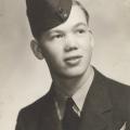 WWII portrait of John (Jack) Balfour Gray in uniform; date unknown.