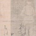 Norris, Louis. April 13, 1917. Back Photograph.