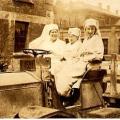 Red Triangle Hut 
Halifax Nova Scotia
Florence, Jean &amp; Lillian Gass
Front