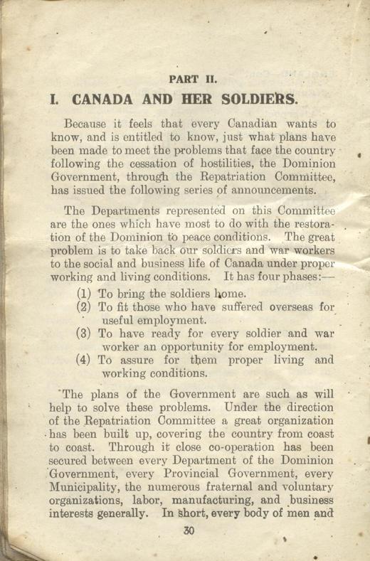 Returned Soldiers Handbook, nd, page 30