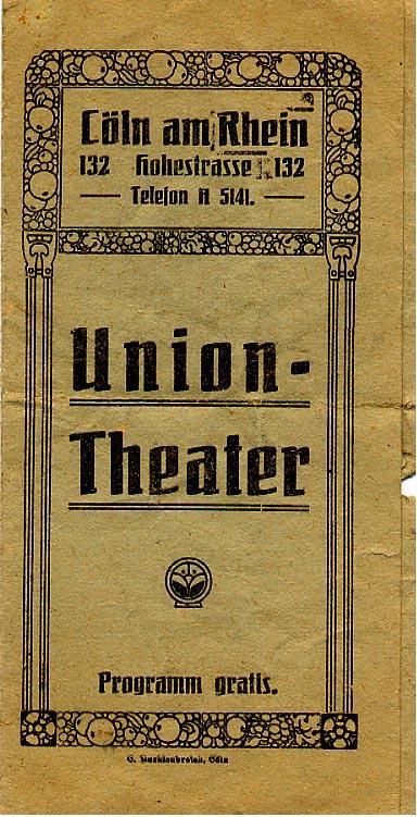 German Theatre Program