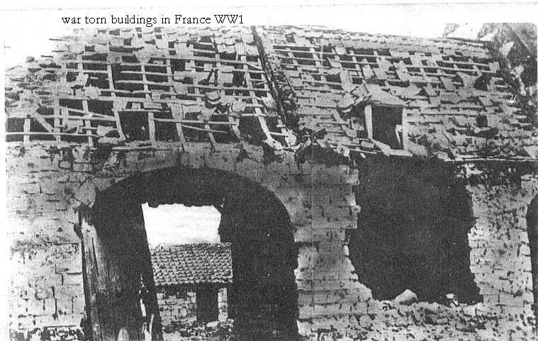 War Torn Buildings in France