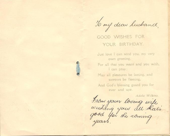 Birthday card, inside