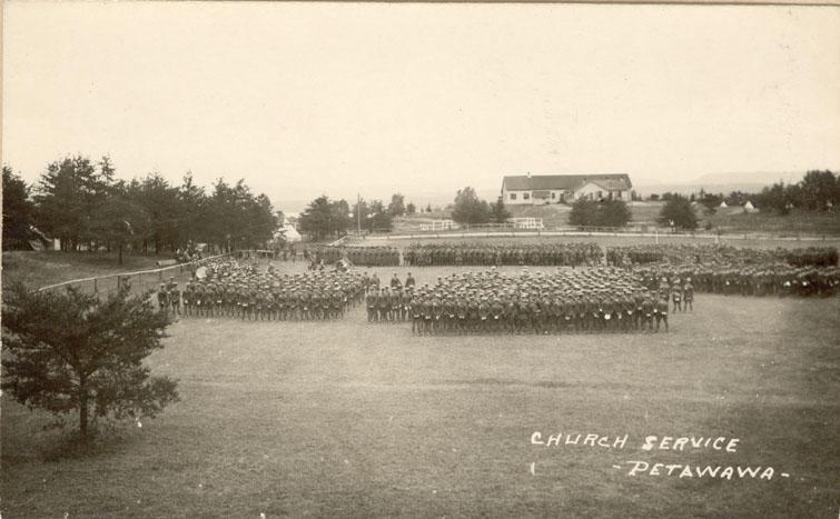 Church Service, Camp Petawawa, nd.