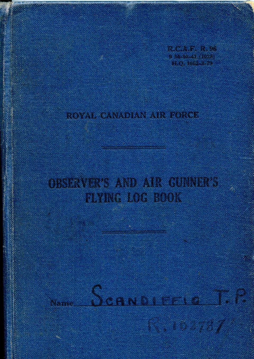 Thomas Scandiffio, Gunner Logbook, cover