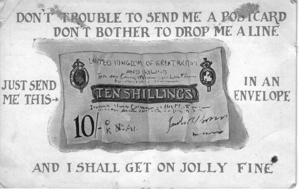 Shilling postcard