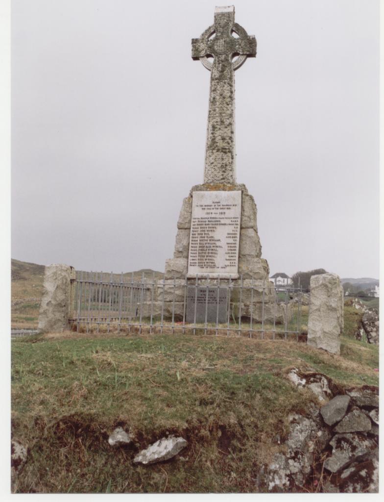 Colonsay War Memorial.