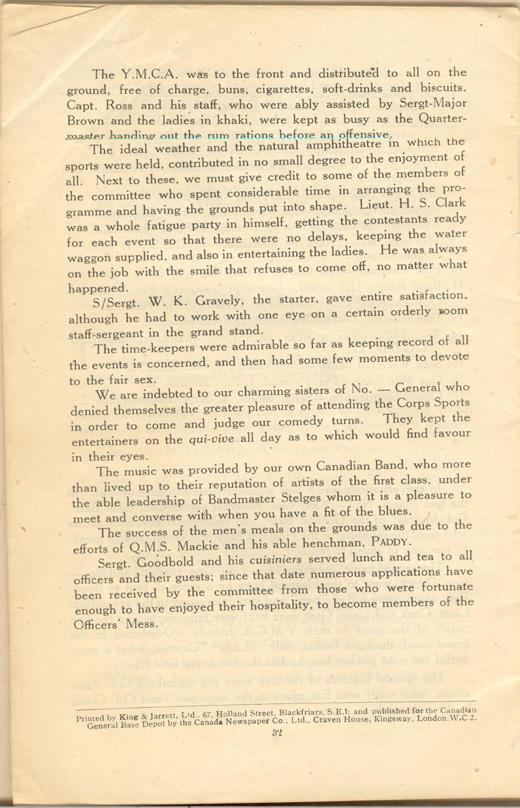 Canadian General Base
Depot Magazine
September 1918
Page 32