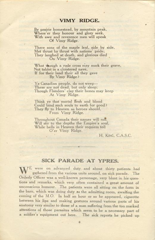 Canadian General Base
Depot Magazine
September 1918
Page 6