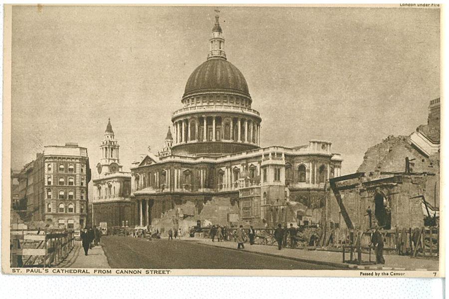 St.Paul's Cathedral from Cannon Street