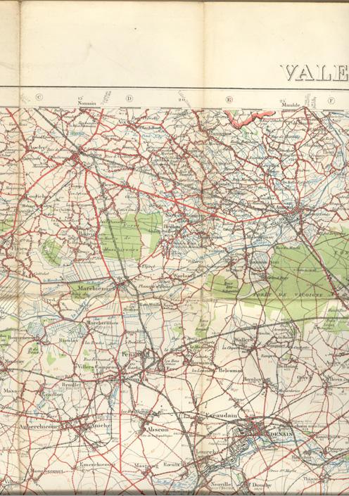 Map of Valenciennes Belgium
April 1916
Top Left #2