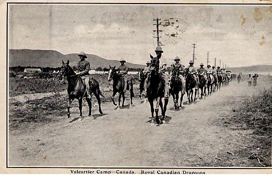 Valcartier Camp
Royal Canadian Dragoons
Front