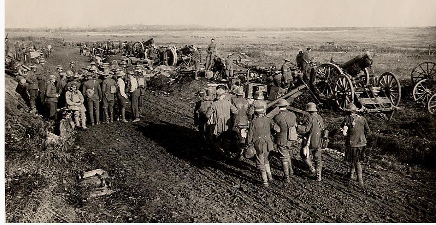 2nd Canadian Seige Battery - Canaldu Nord - September 27, 1918